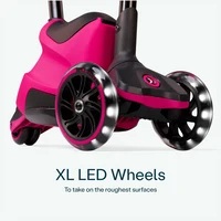 Trotinetă 1-12 ani, SmarTrike Xtend Scooter Ride-on, pink 5