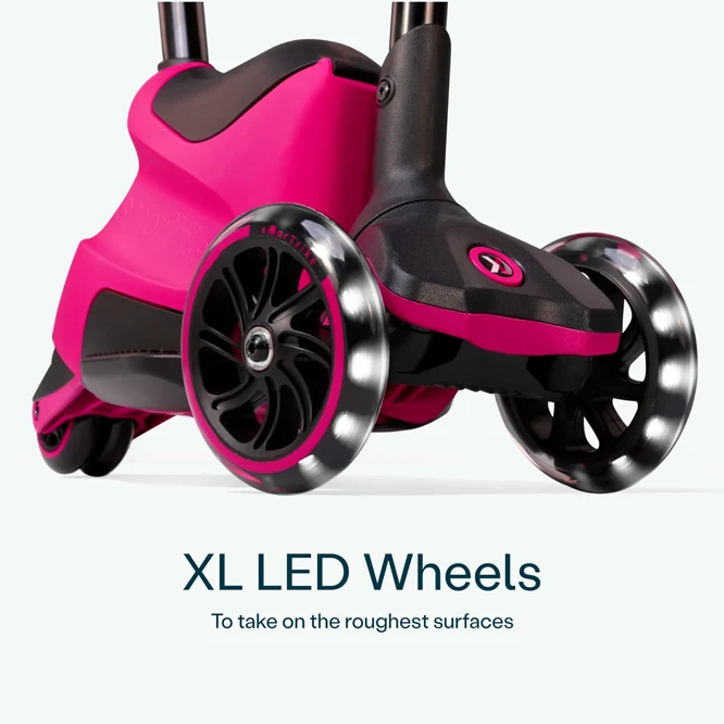 Trotinetă 1-12 ani, SmarTrike Xtend Scooter Ride-on, pink 5