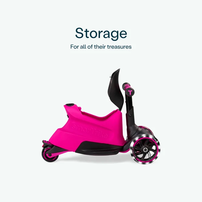 Trotinetă 1-12 ani, SmarTrike Xtend Scooter Ride-on, pink 4
