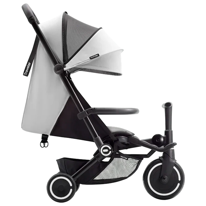 Tricicletă multifuncțională SmarTrike Xtend Traveler, 4in1, Off White 2