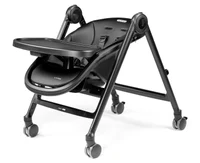 Стульчик для кормления многофункциональный 2 в 1 Living True Black Peg Perego 7