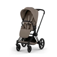 Carucior 2 in 1 Cybex Priam V colectia Platinum 2026 Coconut Brown cadru Matt Black 3