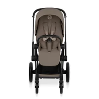 Carucior 2 in 1 Cybex Priam V colectia Platinum 2026 Coconut Brown cadru Matt Black 4