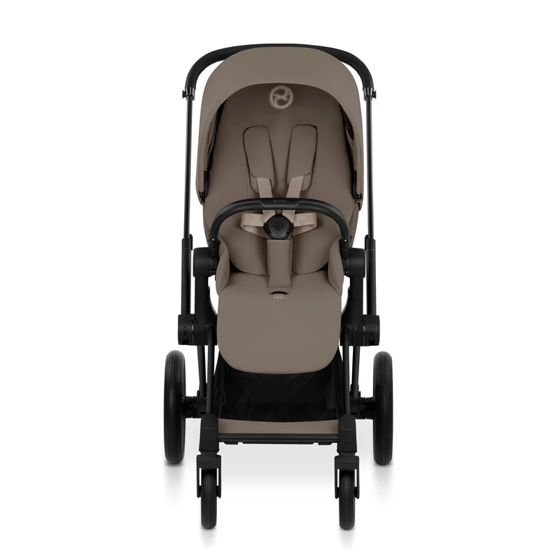 Carucior 2 in 1 Cybex Priam V colectia Platinum 2026 Coconut Brown cadru Matt Black 4