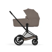 Carucior 2 in 1 Cybex Priam V colectia Platinum 2026 Coconut Brown cadru Matt Black 5