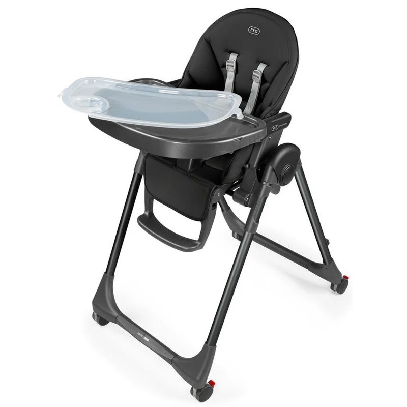 Scaun de masa Prima Pappa Follow Me True Black Peg Perego 2