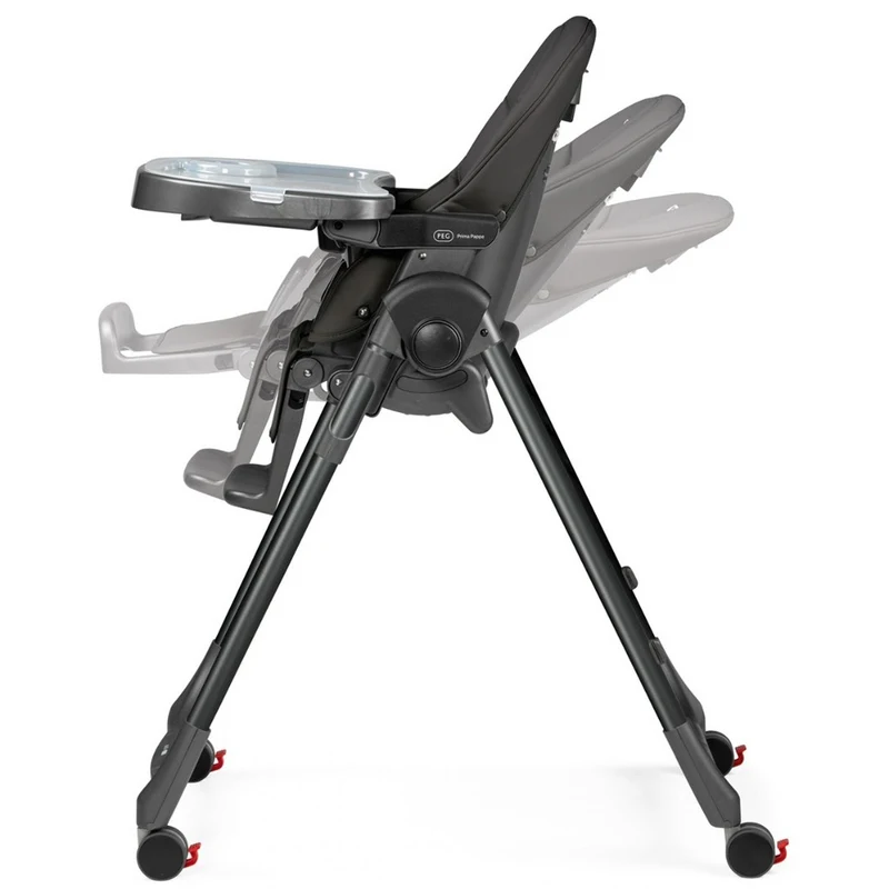 Scaun de masa Prima Pappa Follow Me True Black Peg Perego 4