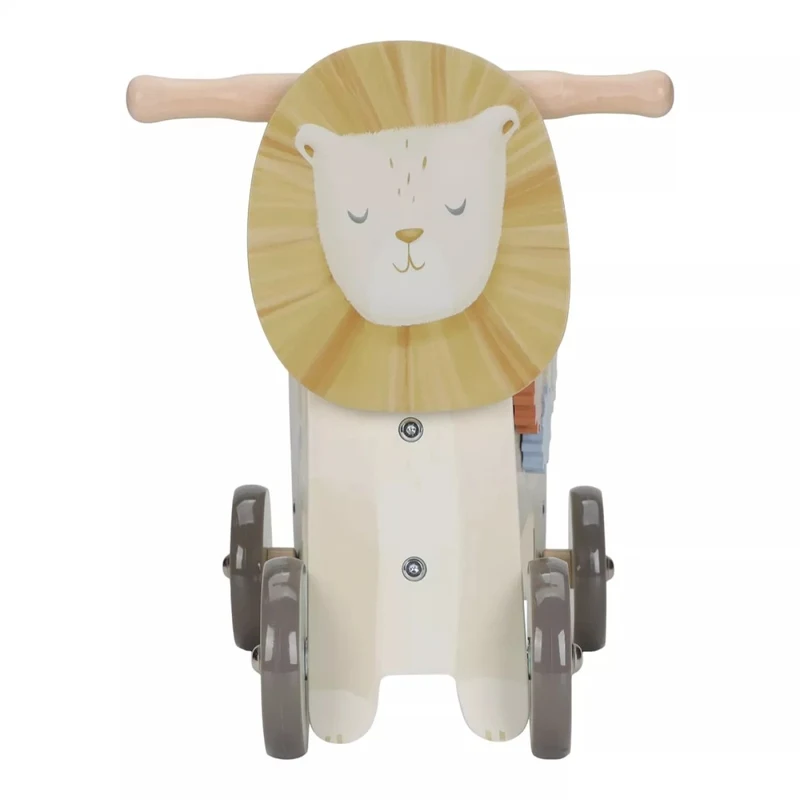 Masinuta Ride-on din lemn FSC - Leu - Safari Friends - Little Dutch 2