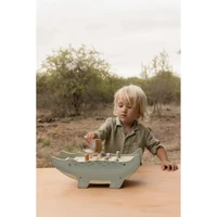 Деревянная игрушка FSC с цилиндром и молотком – Крокодил – Safari Friends – Little Dutch 7