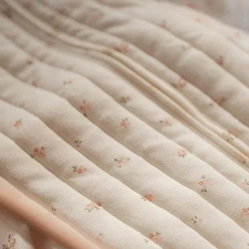Sac de dormit pentru iarna din muselina de bumbac organic - Fairy Blossom - 90 cm - Little Dutch 90 5