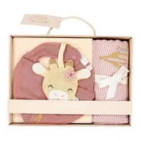Set cadou pentru nou-nascuti - Flamingo Roz - Little Dutch