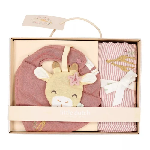 Set cadou pentru nou-nascuti - Flamingo Roz - Little Dutch