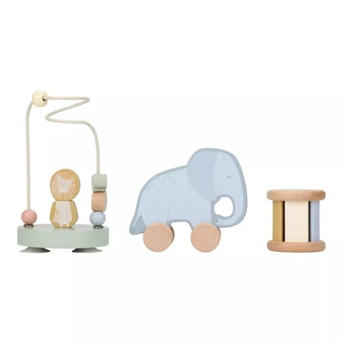 Подарочная коробка с деревянными игрушками FSC – Safari Friends – Little Dutch