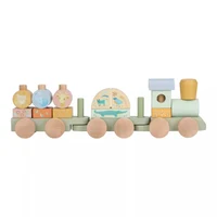 Деревянный поезд для складывания, сертифицированный FSC – Safari Friends – Little Dutch 2