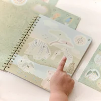 Carte cu abtibilduri - JIM - Safari Friends - Little Dutch 6