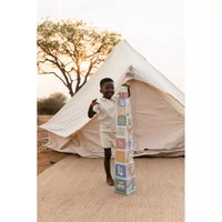 Turn de stivuit din lemn certificat FSC - Safari Friends - Little Dutch 3