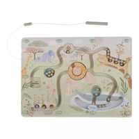 Labirint magnetic din lemn FSC - Safari Friends - Little Dutch 2