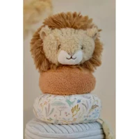 Jucarie din lemn FSC si textil pentru stivuire - Safari Friends - Little Dutch 7
