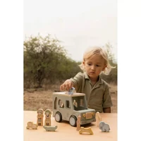 Jucarie din lemn FSC sortator forme - Masina - Safari Friends - Little Dutch 4