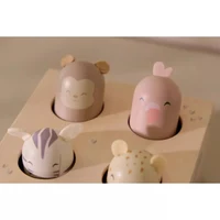 Jucarie interactiva Pop-up din lemn FSC - Safari Friends - Little Dutch 4
