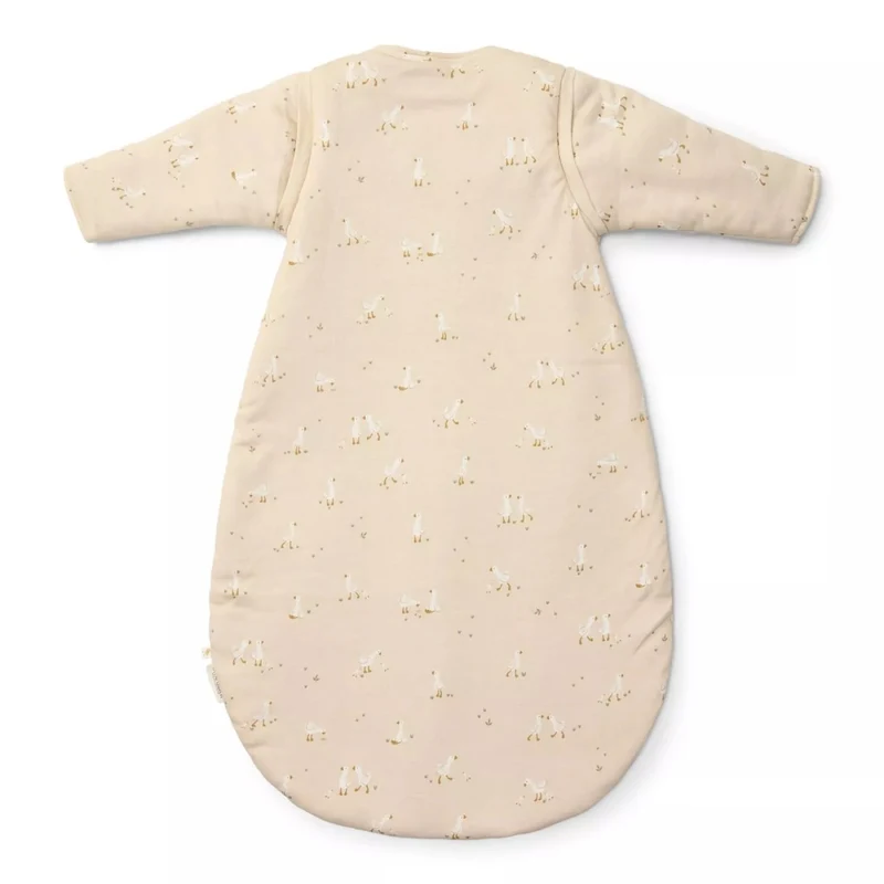 Sac de dormit din bumbac organic pentru iarna cu maneci detasabile - 60 cm - Little Goose - Little Dutch 2