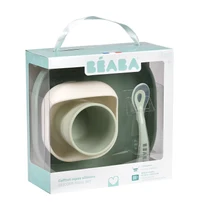 Set de masa Beaba 4 piese Sage Green/MistyGreen 3