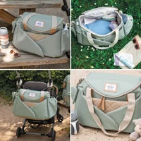 Beaba geanta de infasat Sydney Sage Green 5