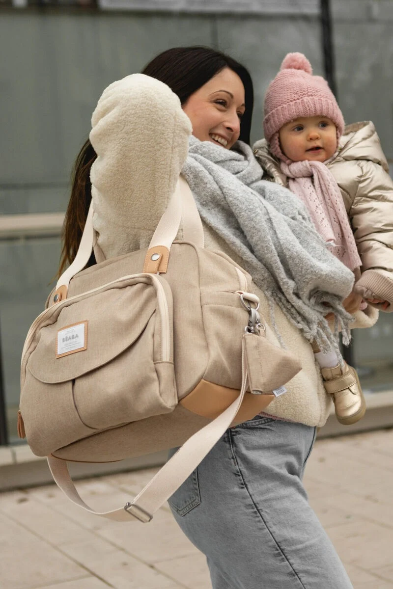 Geanta de infasat Beaba Geneve II Heather Gazelle 6