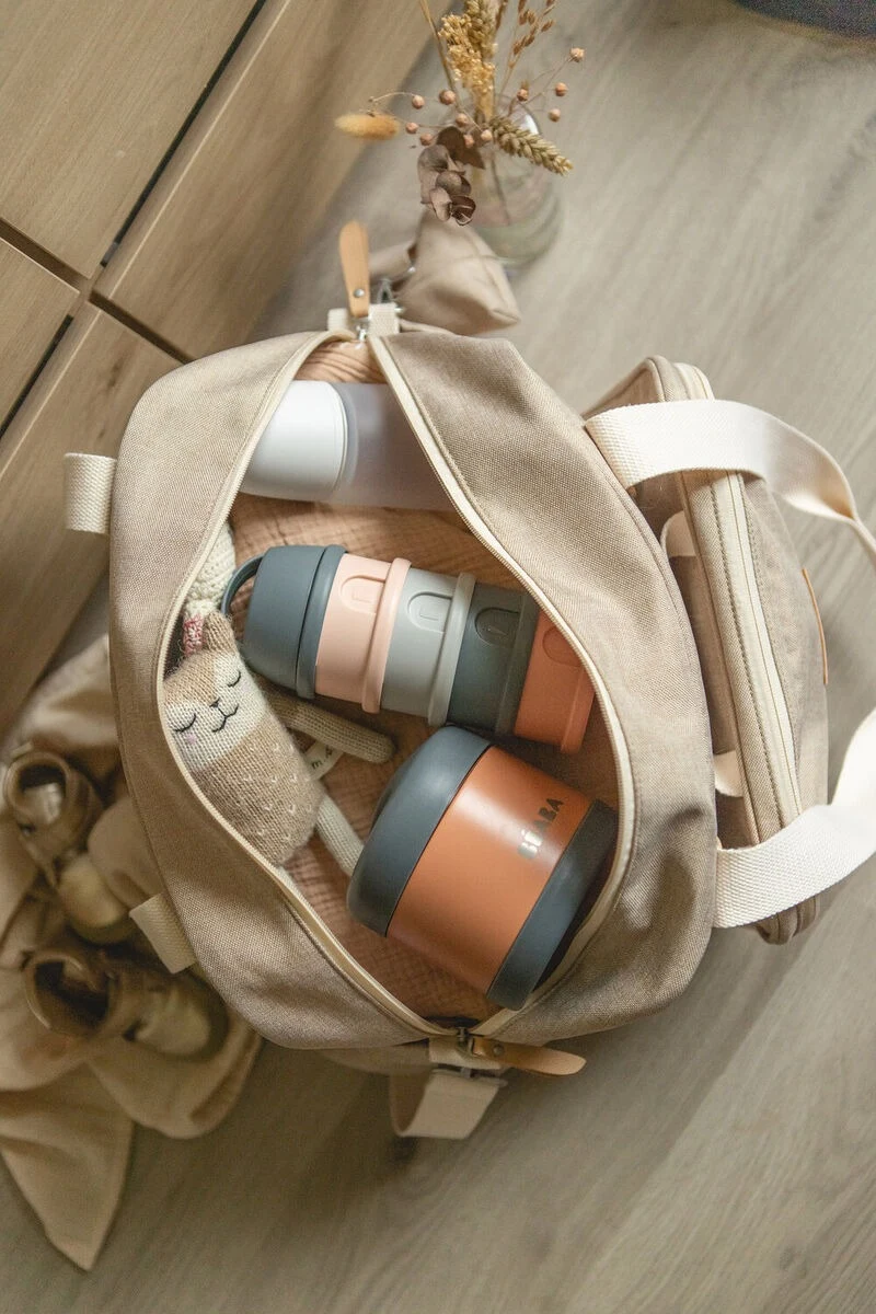 Geanta de infasat Beaba Geneve II Heather Gazelle 5