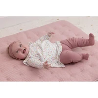 Носочки из органического хлопка — Vintage Pink — Little Pink Flowers — Little Dutch — 3 месяца 3