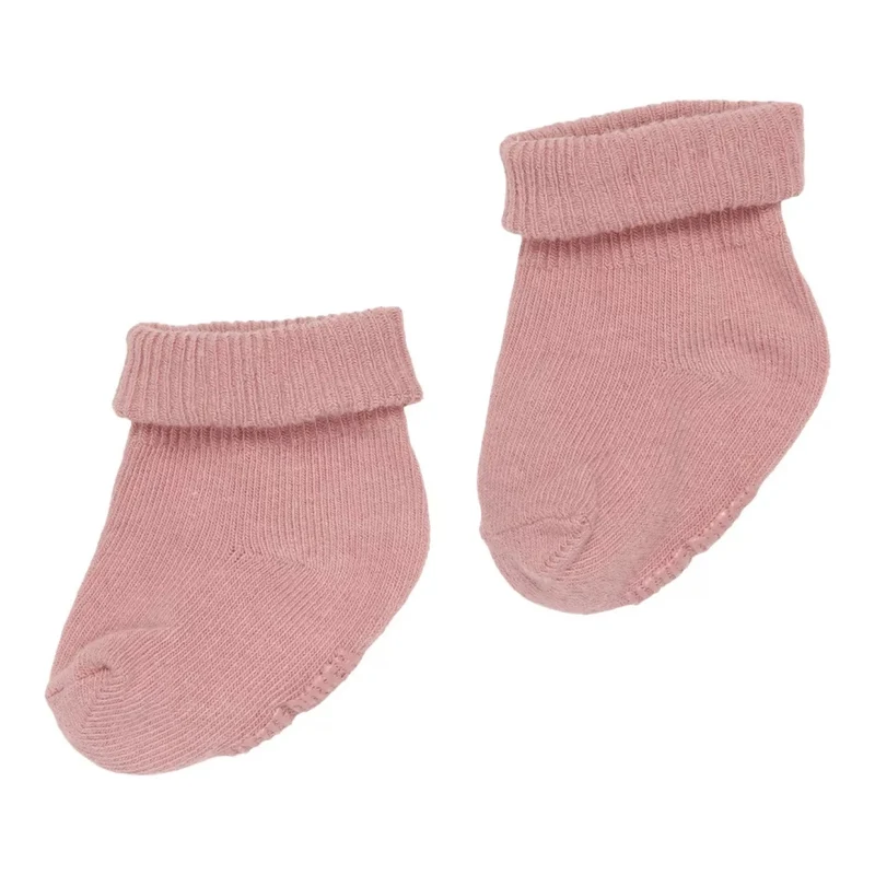 Носочки из органического хлопка — Vintage Pink — Little Pink Flowers — Little Dutch — 3 месяца 2