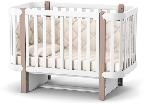Veres Детская кроватка, 120×60 см, LD5 Monaco Белый/Капучино