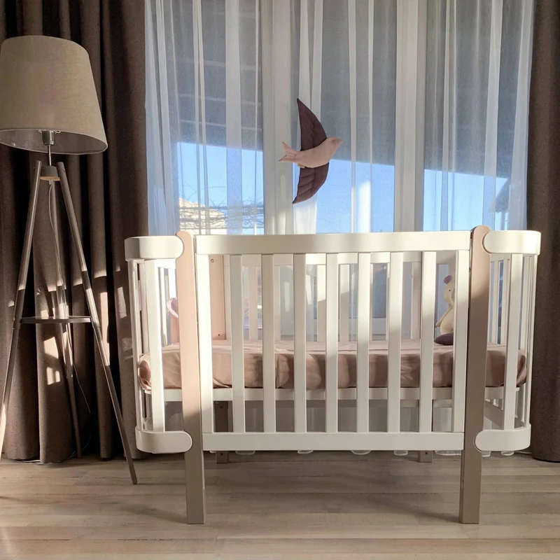 Veres Детская кроватка, 120×60 см, LD5 Monaco Белый/Капучино 6