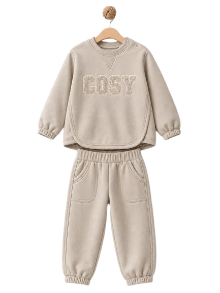 BabyCosy — Set pentru copii din două piese, bej