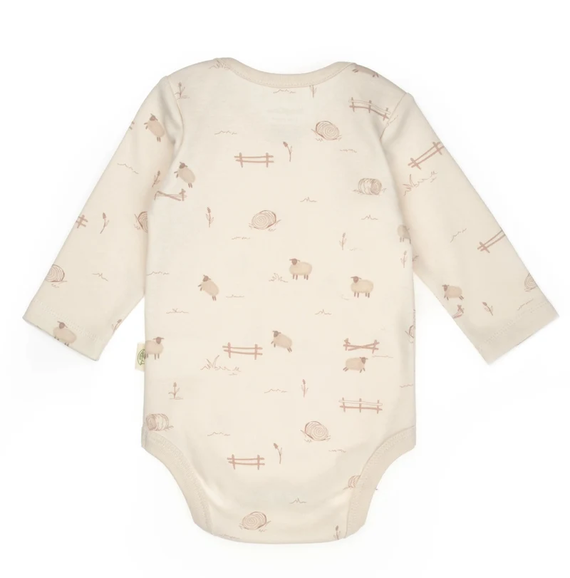 Body cu mânecă lungă BabyCosy Cream 2 buc (18-24L) 3