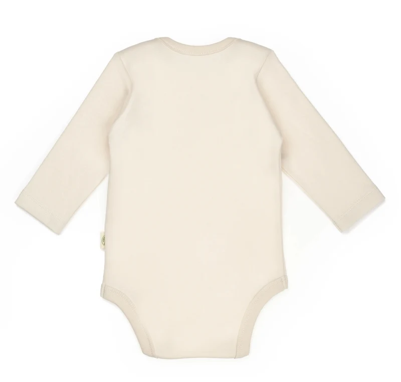 Body cu mânecă lungă BabyCosy Cream 2 buc (18-24L) 4