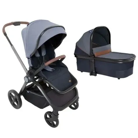 Carucior 2 in 1 Chicco Mysa, Royal Blue, 0+ luni