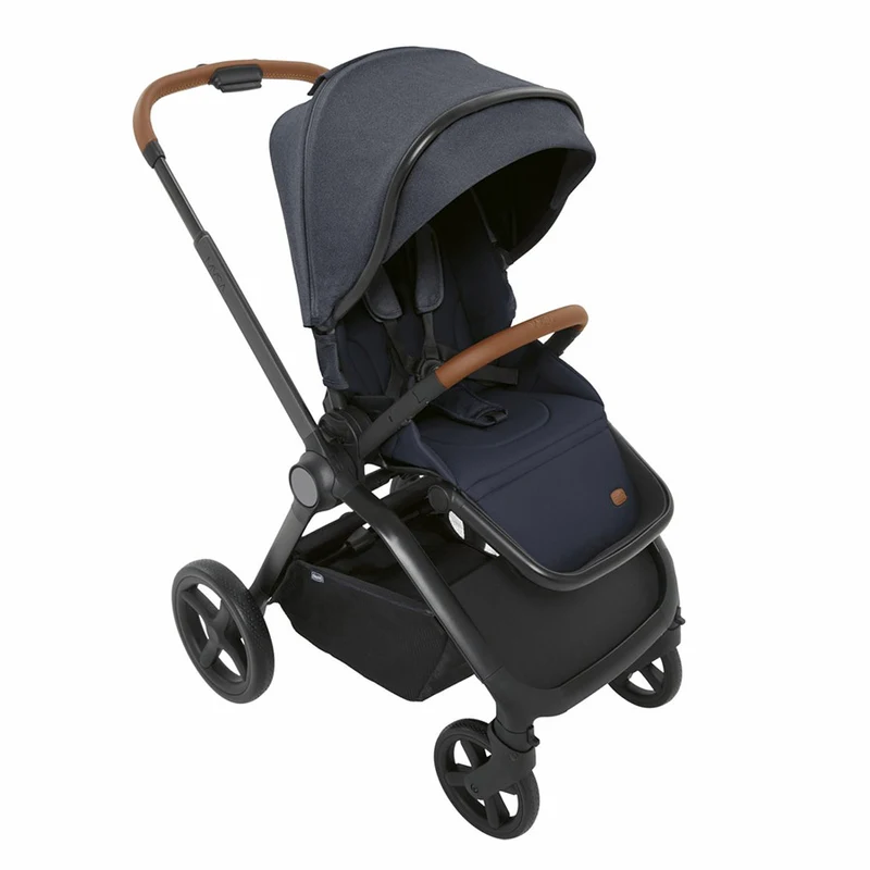 Carucior 2 in 1 Chicco Mysa, Royal Blue, 0+ luni 2