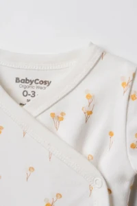 Body kimono cu mâneca lungă BabyCosy 2 buc 3