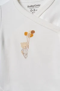 Body kimono cu mâneca lungă BabyCosy 2 buc 6