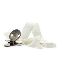 Clipsa pentru suzeta Lemn Vanilla White 2