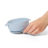  Bol din silicon cu ventuză și capac Albastru, Babyono 6