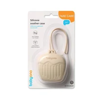 Carcasa din silicon pentru suzetă Bej, Babyono 8