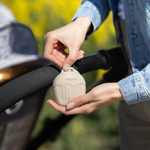 Carcasa din silicon pentru suzetă Bej, Babyono 4
