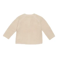 Cardigan tricotat pentru bebelusi - Sand - Little Goose - Little Dutch - 86 2