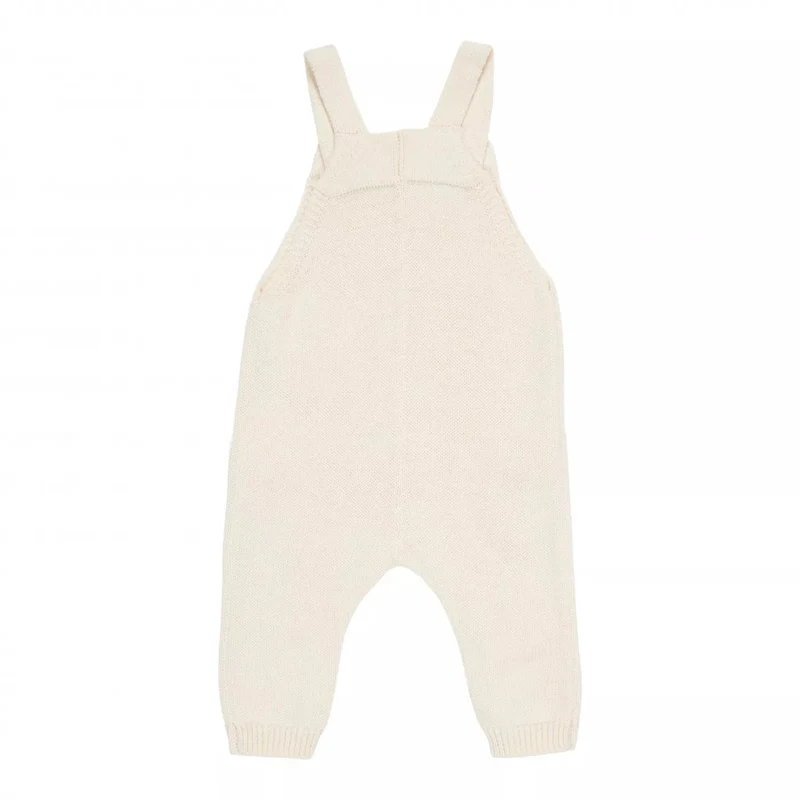 Вязаный комбинезон из смеси шерсти для малышей – Soft White – Vintage Sunny Stripes – Little Dutch 2