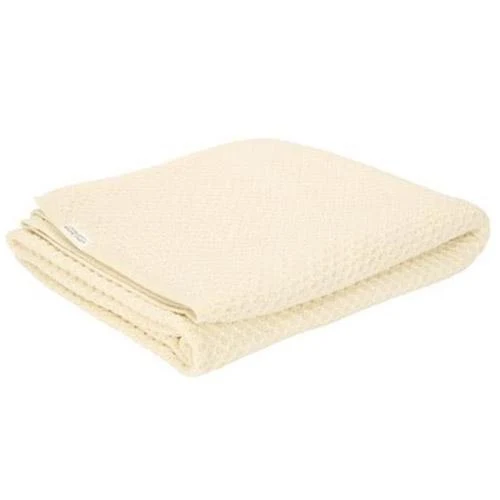Patura tricotata Pure Soft White 70x100 cm - Little Dutch 2