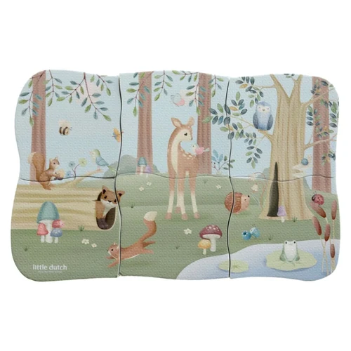 Joc puzzle pentru baie - Forest Friends - Little Dutch