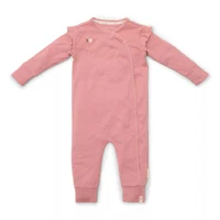 Salopeta pentru bebelusi cu inchidere laterala - Pink Blush - Little Dutch - 74