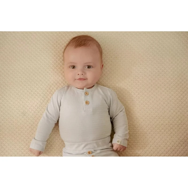 Боди с длинным рукавом – Baby Blue – Little Dutch – размер 62 4